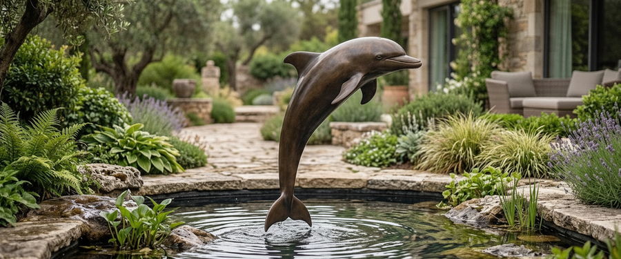 Outdoor Dolphin Sculpture: Why the Leaping Arc Beats the Level Swimmer - dolphin sculpture outdoor