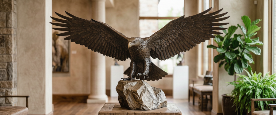 Eagle Garden Statue for Sale? Read the Listing Before You Fall for the Photo - eagle garden statue sale