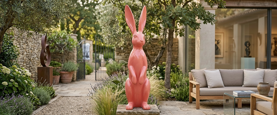 Giant Rabbit Statue for Sale? Plan for the Crowd Before the Crate - giant rabbit statue sale