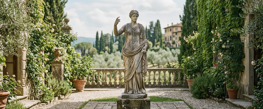Greek Garden Statues That Age Well Outdoors - greek garden statues