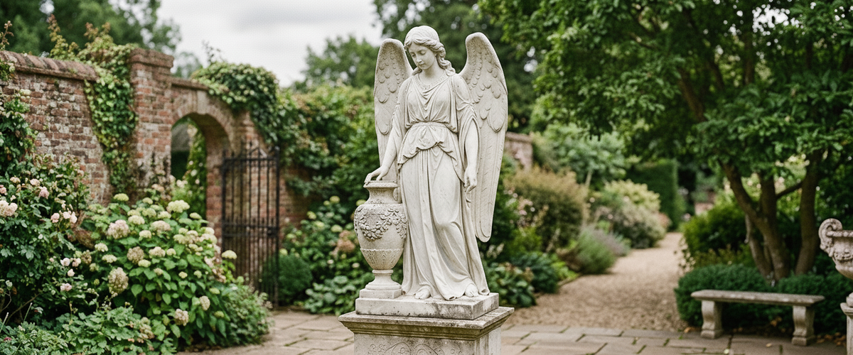 Guardian Angel Statues and Sculptures: Where Should the Gaze Fall? - guardian angel statues sculptures