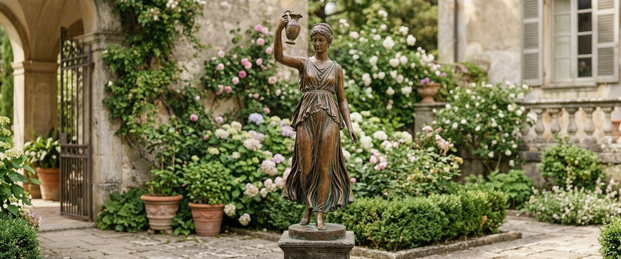 How a Bronze Garden Statue Ages, Year by Year - bronze garden statue