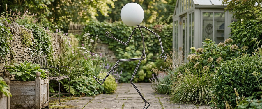 How to Buy a Stick Figure Astronaut Sculpture That Still Stands Straight - stick figure astronaut sculpture