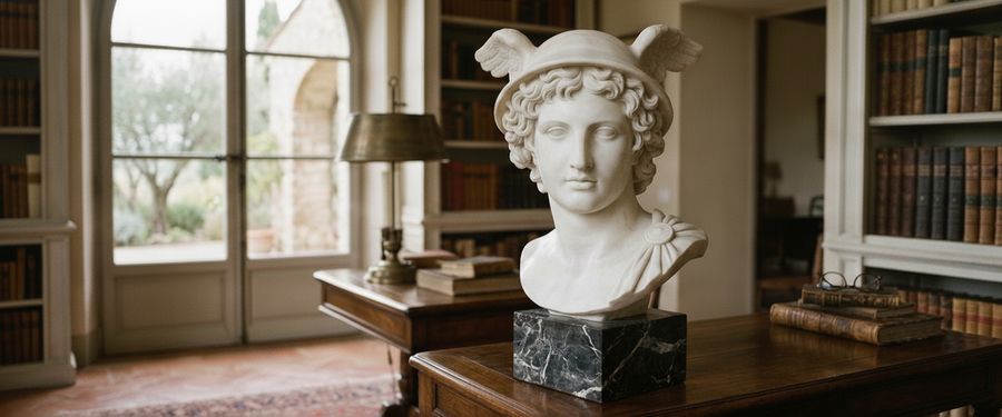How to Judge a Hermes Marble Sculpture Bust Before You Buy - hermes marble sculpture bust