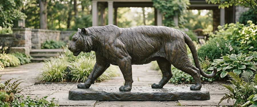 How to Read a 1900 Bronze Tiger Statue Like a Foundry Would - 1900 bronze tiger statue
