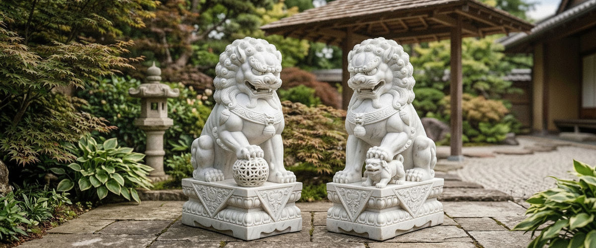 How to Read a Foo Dog Marble Statue Like a Carver - foo dog marble statue