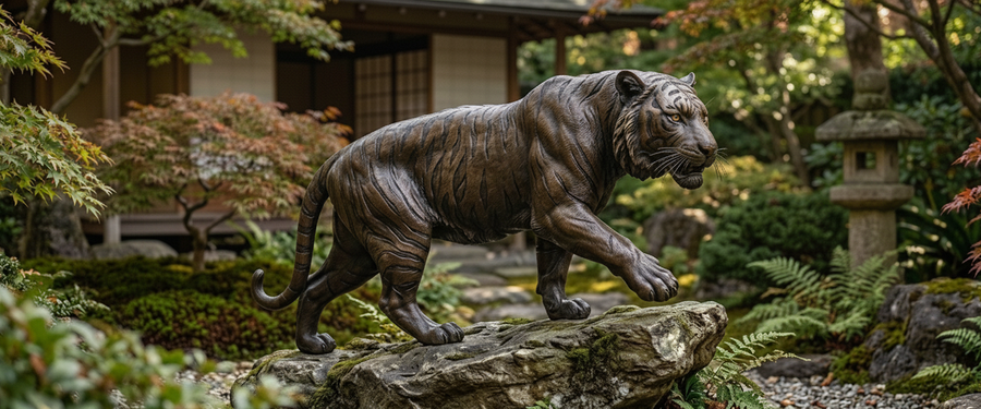 How to Read an Antique Bronze Tiger Statue Before You Buy - bronze tiger statue