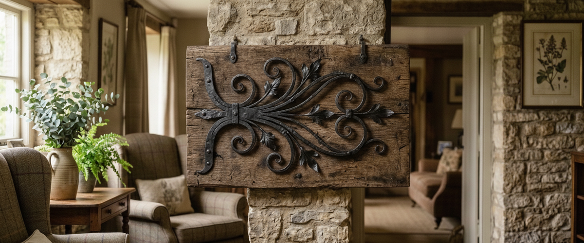How to Tell Real Wrought Iron Wall Art From a Factory Copy - wrought iron wall art