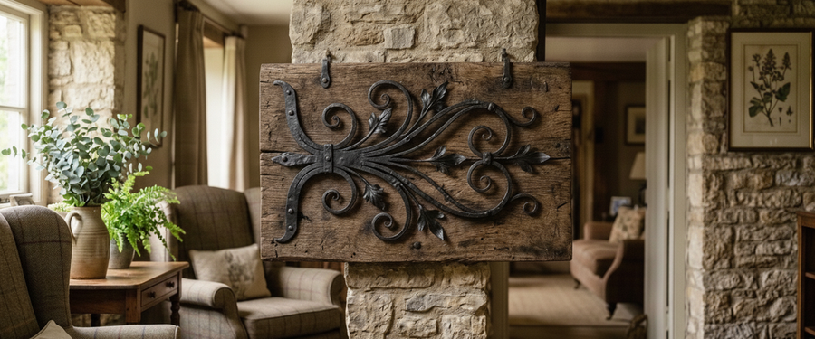 How to Tell Real Wrought Iron Wall Art From a Factory Copy - wrought iron wall art