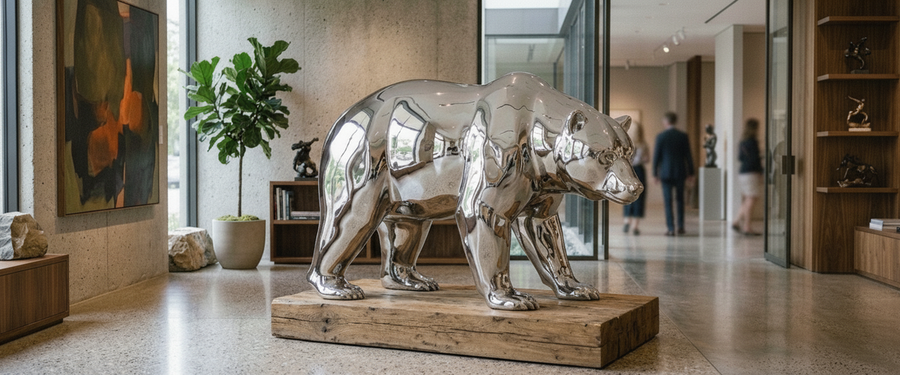 Is That Bronze? How to Read a Resin Bear Sculpture Before You Buy - resin bear sculpture