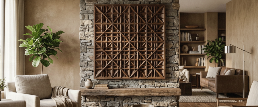 Large 3d Wall Art Starts at the Wall Anchor: How to Hang Heavy Relief - large 3d wall art