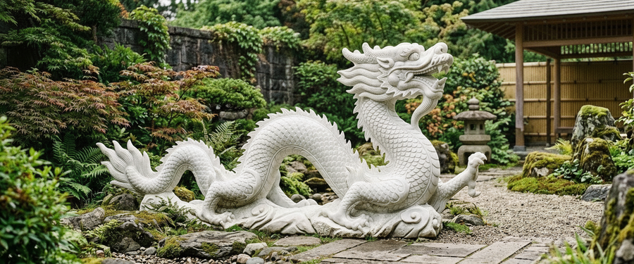 Sizing a Large Dragon Statue for Your Garden: Why Height Lies - large dragon statue garden