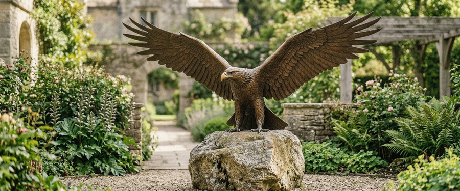 Large Eagle Statue in the Garden: Why the Perch Matters More Than the Bird - large eagle statue garden