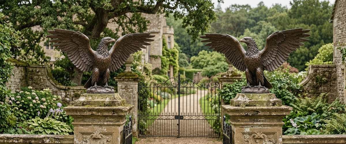 Large Eagle Statues for Sale: Why Gate Piers Need a Pair - large eagle statues sale