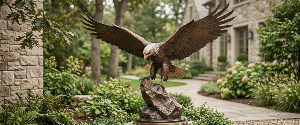 Large Flying Eagle Statues: Why the Wings Are the Easy Part - large flying eagle statues