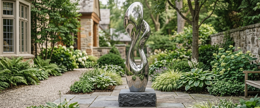 Large Stainless Garden Sculptures: What Still Looks Bright After Two Winters - large stainless garden sculptures