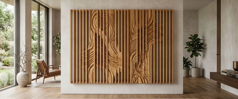 Large Wood Wall Art That Survives Its First Winter - large wood wall art