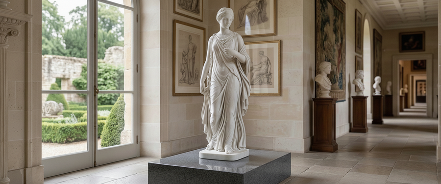 Marble and Granite Statues: Which Stone Belongs Where in Your Garden - marble granite statues