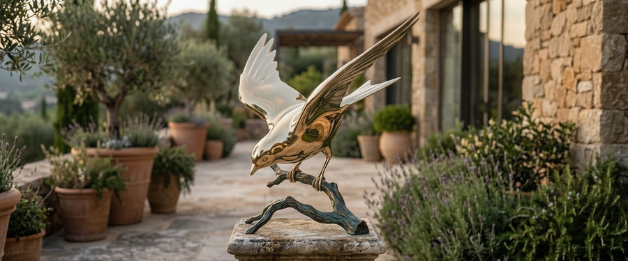 Why Your Metal Bird Sculpture at Home Looks Stuffed (and How to Fix It) - metal bird sculpture home