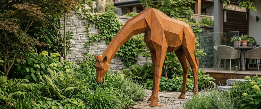 The Neck Joint Test: How to Buy a Metal Giraffe Statue for Outdoor Sites - metal giraffe statue outdoor