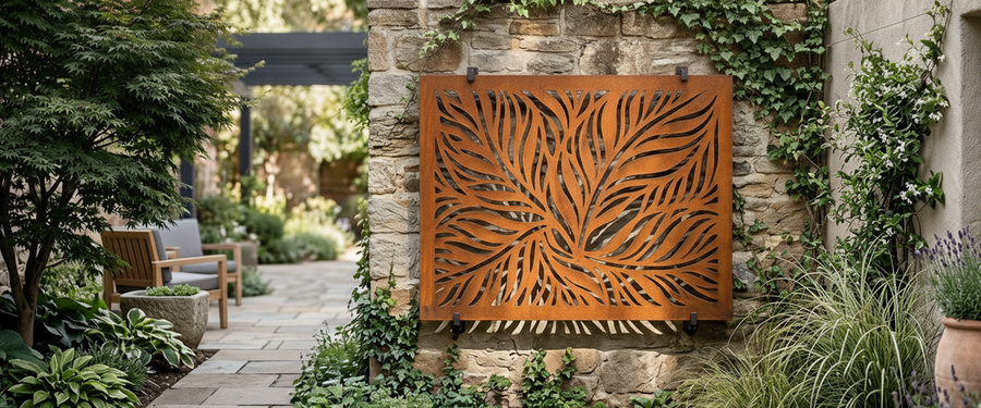 Metal Outdoor Wall Art: Choose the Metal Before the Motif - metal outdoor wall art