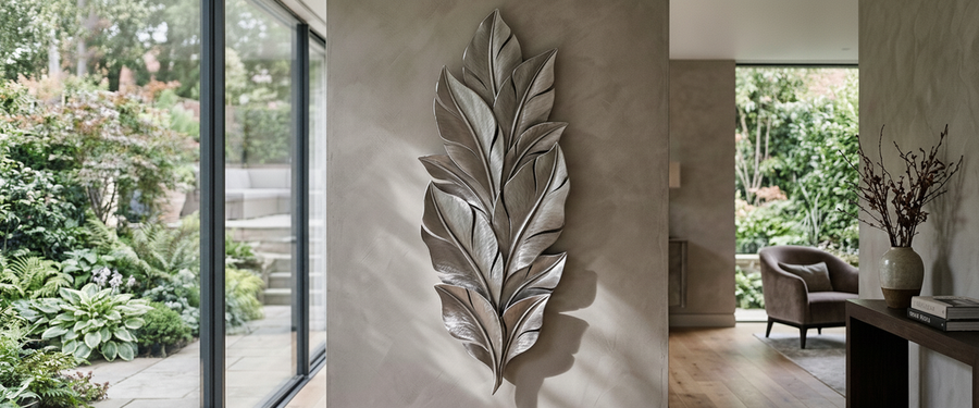 Entryway Metal Wall Art: Judge It From the Open Door - metal wall art entryway