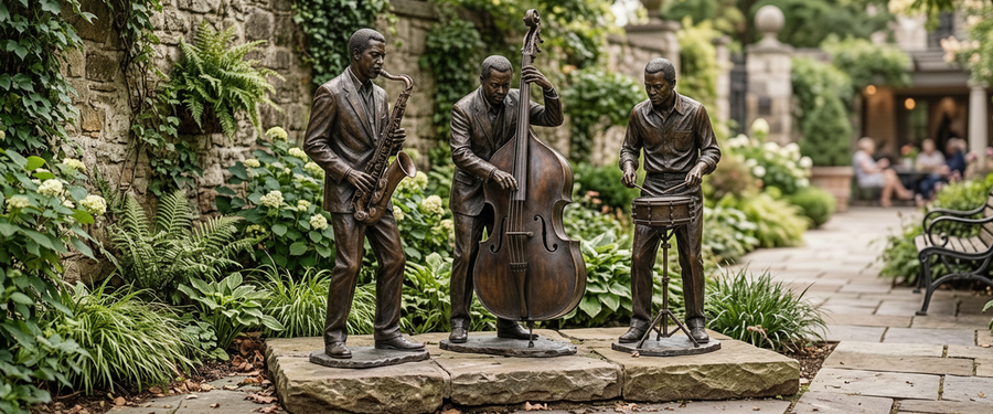 Outdoor Sculptures for Music Venues Have to Survive the Crowd - outdoor sculptures music venues
