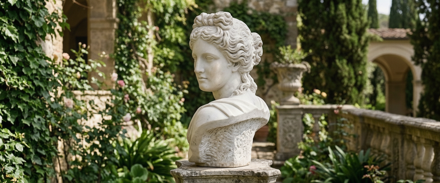 Real Stone or Resin? How to Judge a Marble Bust Sculpture Sale Before You Buy - marble bust sculpture sale
