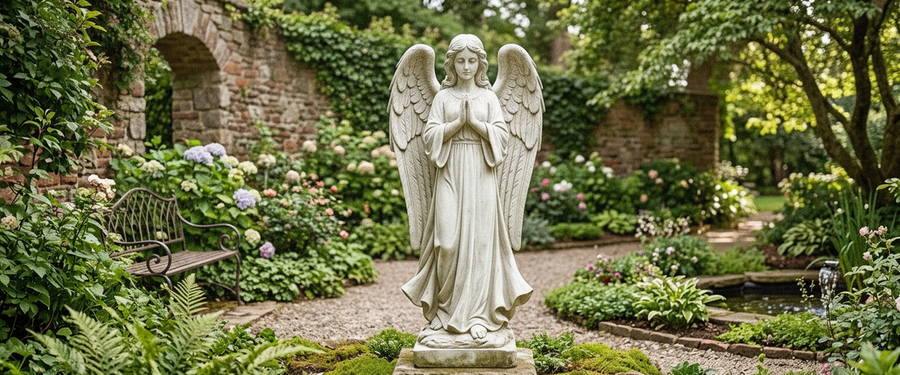 Resin Angel Statues for the Garden: Where They Fail and Where They Work - resin angel statues garden