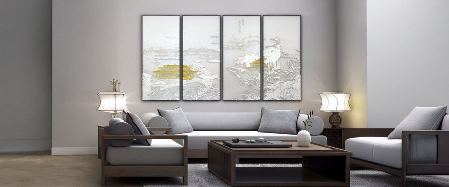Minimal Meets Ornate: How Silk Art Balances Texture, Colour, and Calm