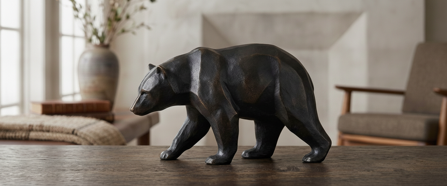 Small Black Bear Sculptures: Why the Silhouette Does All the Work - small black bear sculptures