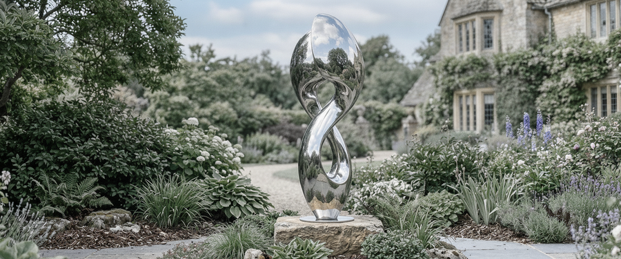 Stainless Steel Garden Sculptures That Still Look Right in January - stainless steel garden sculptures
