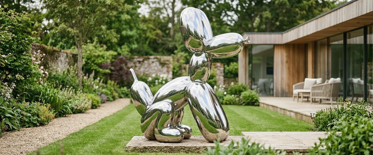 Stainless Steel Sculptures Reflect Everything, so Choose the Finish First - stainless steel sculptures