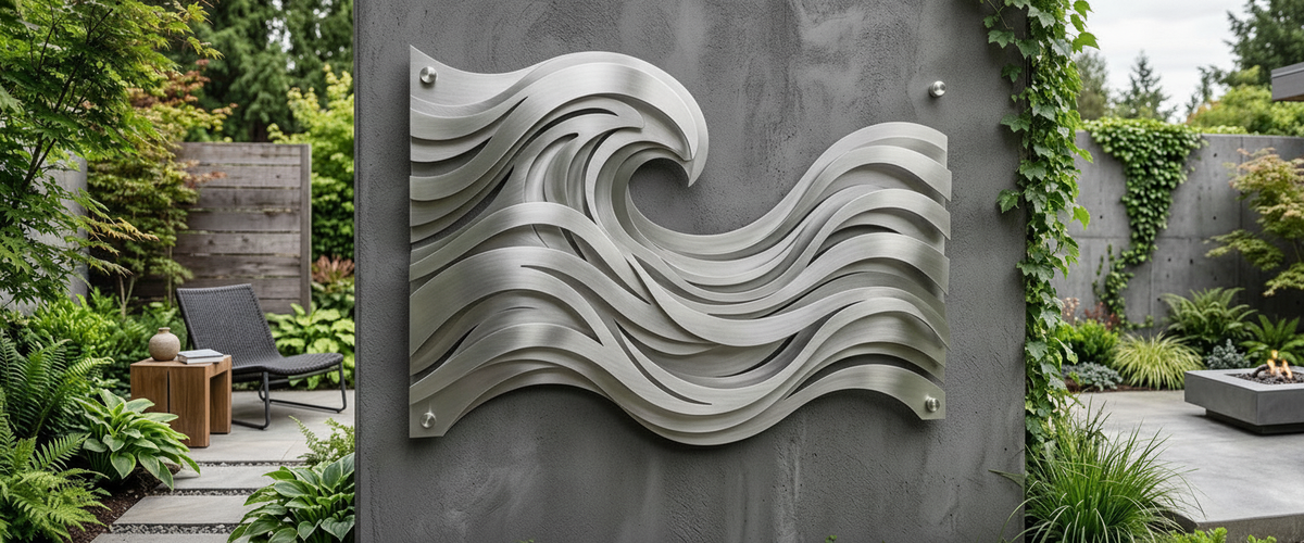 Stainless Steel Wall Art That Won't Rust Orange in Three Years - stainless steel wall art