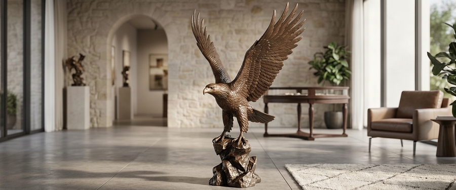 Tall Eagle Statues: What Keeps Raised Wings From Toppling - tall eagle statues