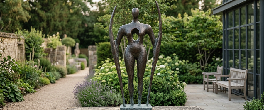 The Thirty-Pace Test: How to Buy an Abstract Figure Sculpture That Holds - abstract figure sculpture