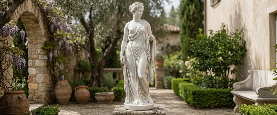 Wet Cloth or Dead Weight: How to Judge a Greek Goddess Marble Statue - greek goddess marble statue