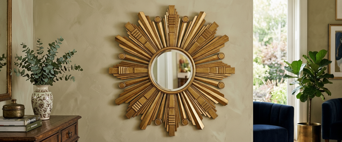 What an Art Deco Mirror Actually Does to a Room - art deco mirror
