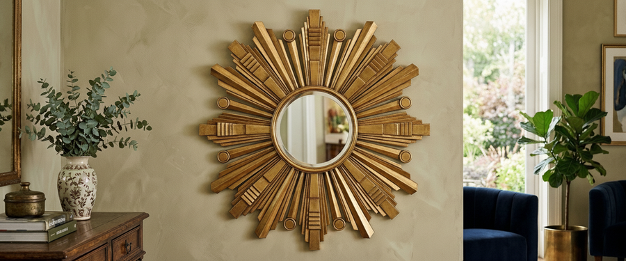 What an Art Deco Mirror Actually Does to a Room - art deco mirror