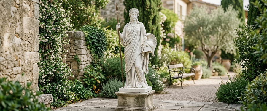 Who Is She? Reading the Attributes on a Greek Goddess Marble Statue - greek goddess marble statue