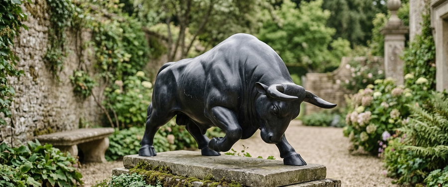 Why a Bull Figure Marble Sculpture Belongs Where Decisions Get Made - bull figure marble sculpture