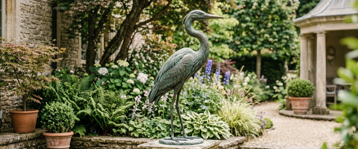 Why a Large Bird Sculpture Lives or Dies by Its Legs - large bird sculpture