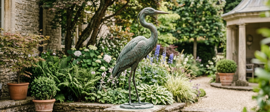 Why a Large Bird Sculpture Lives or Dies by Its Legs - large bird sculpture