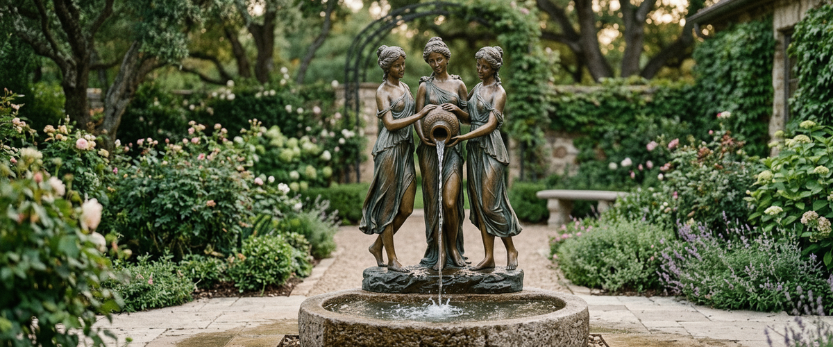 Why a Three Graces Statue Works Better Over Water Than Any Single Figure - three graces statue