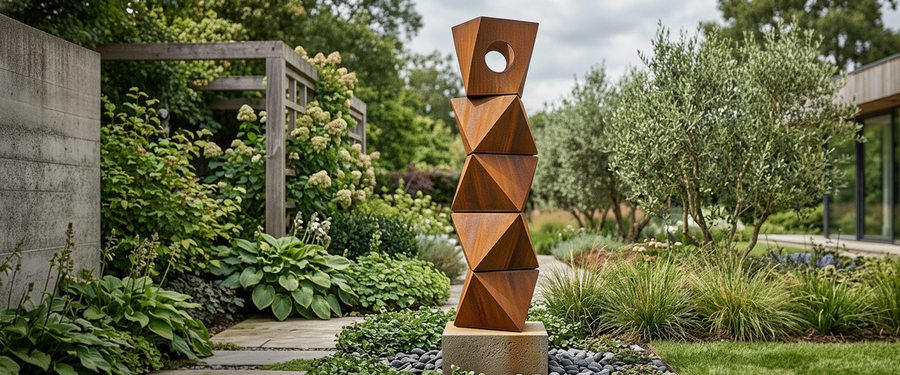 Why an Abstract Totem Sculpture Fixes the Spaces Nothing Else Can - abstract totem sculpture