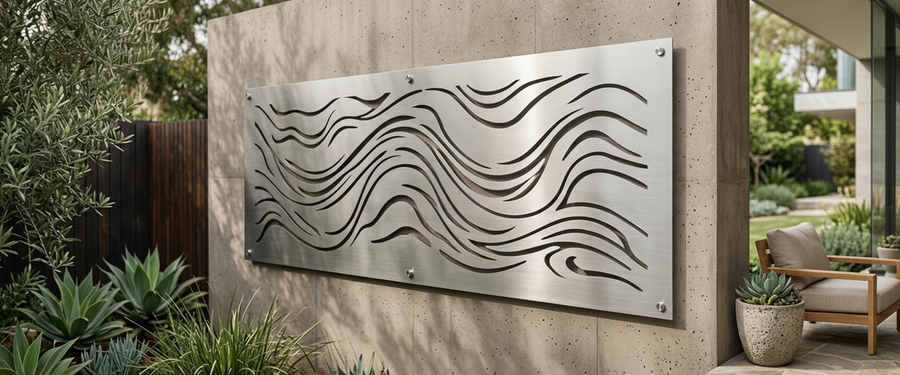 Why Modern Metal Wall Art Behaves Differently in a Hallway - modern metal wall art