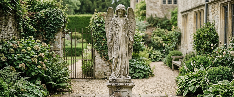 Why Most Large Gothic Angel Sculptures Get the Silhouette Wrong - large gothic angel sculpture