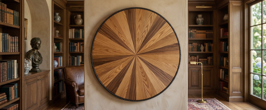 Why Round Wood Wall Art Is Harder to Hang Than It Looks - round wood wall art