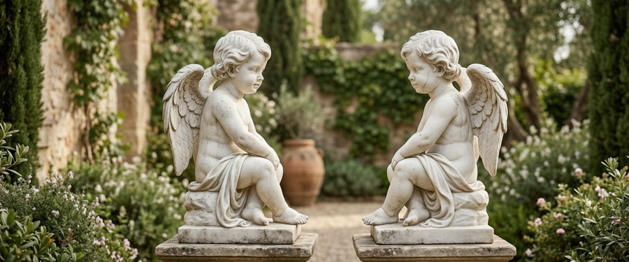 Why Your Cherub Garden Statue Needs a Job to Do - cherub garden statue
