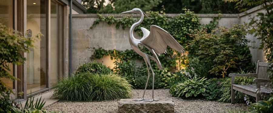 Wingspan, Not Height: How to Buy a Large Outdoor Bird Sculpture - large outdoor bird sculpture